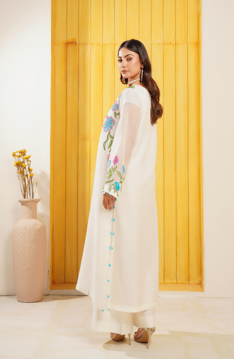 2 Piece - Embroidered Suit - RW25-04