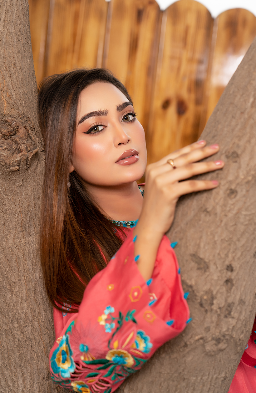 Pink Linen 2 Piece Suit