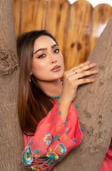 Pink Linen 2 Piece Suit