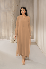 Light Brown Chiffon Set
