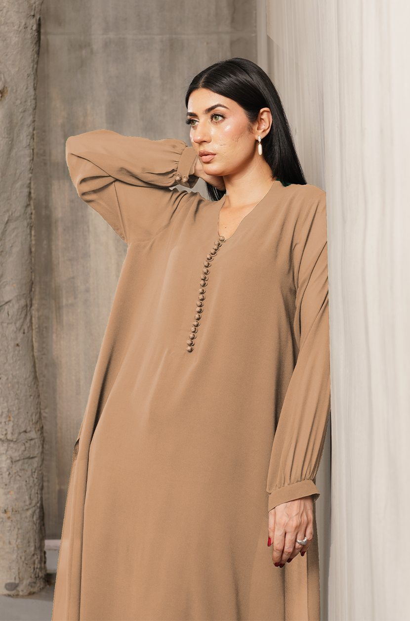 Light Brown Chiffon Set