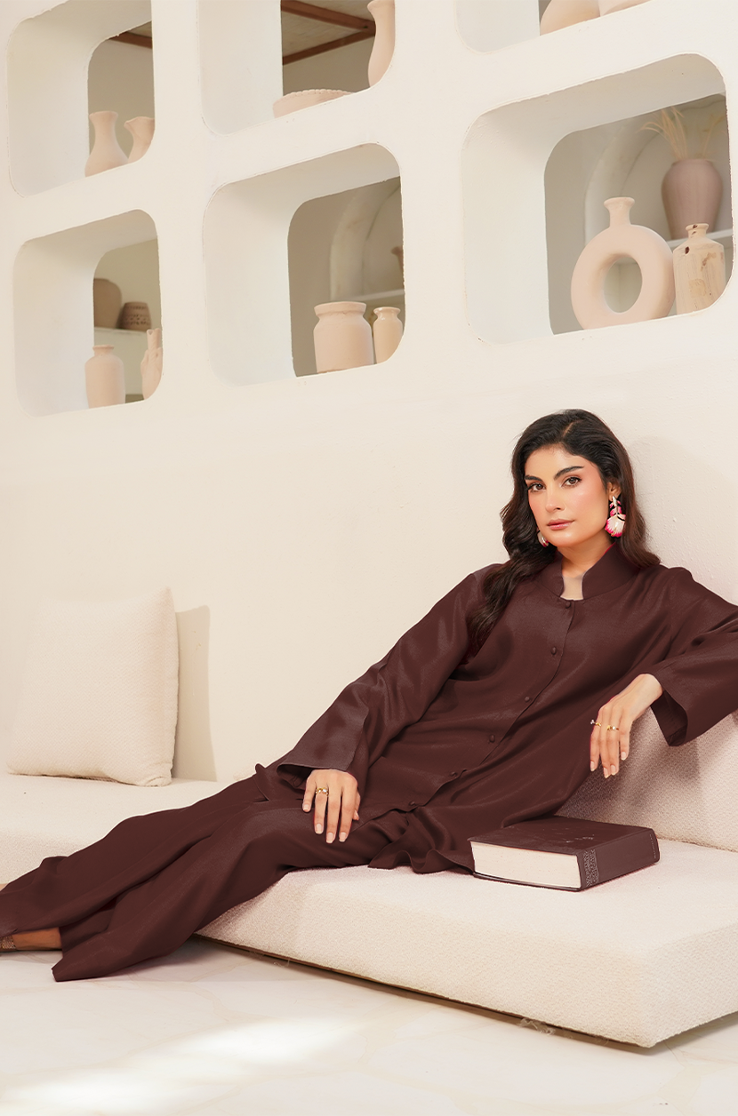 Brown Puce Co-Ord Set