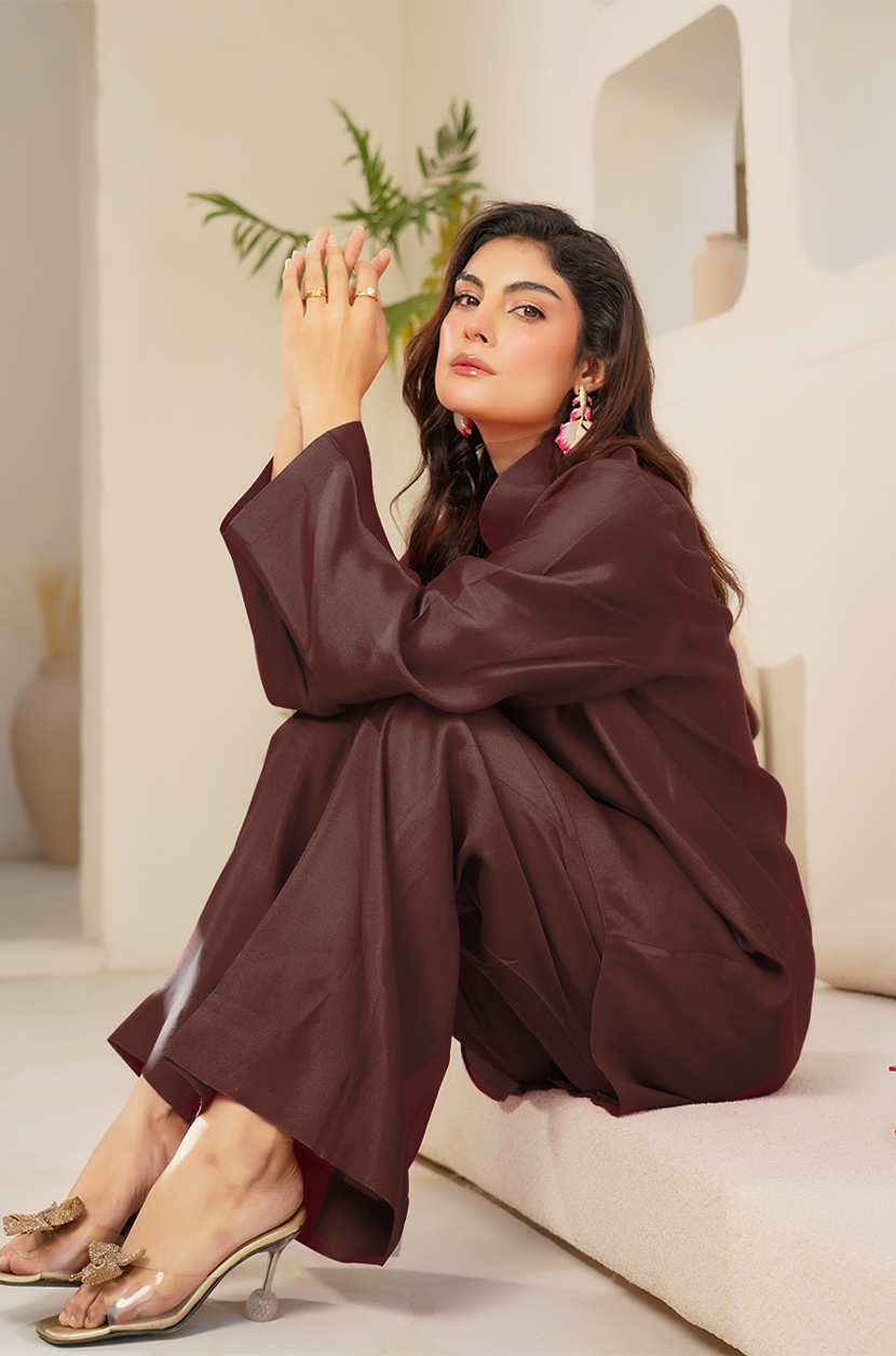 Brown Puce Co-Ord Set