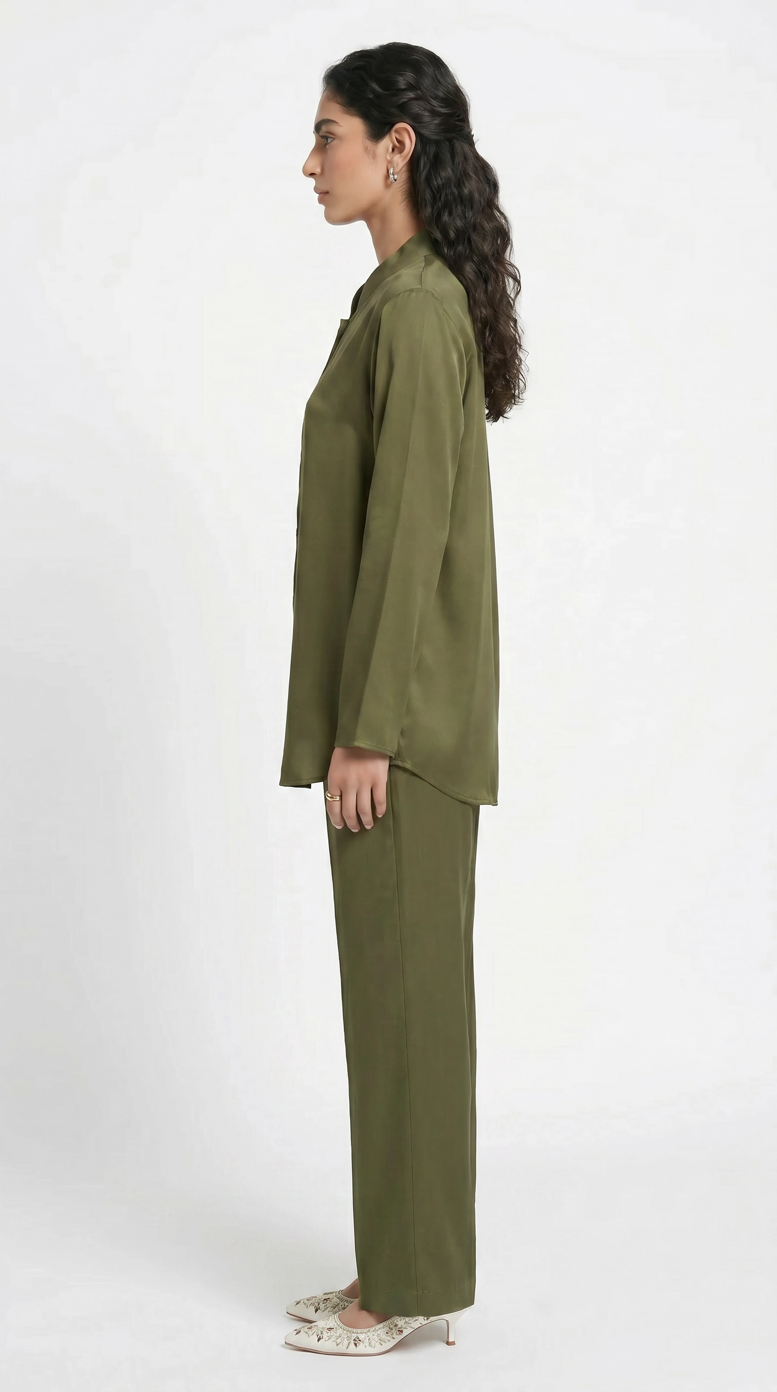 Olive Green Co-Ord Set