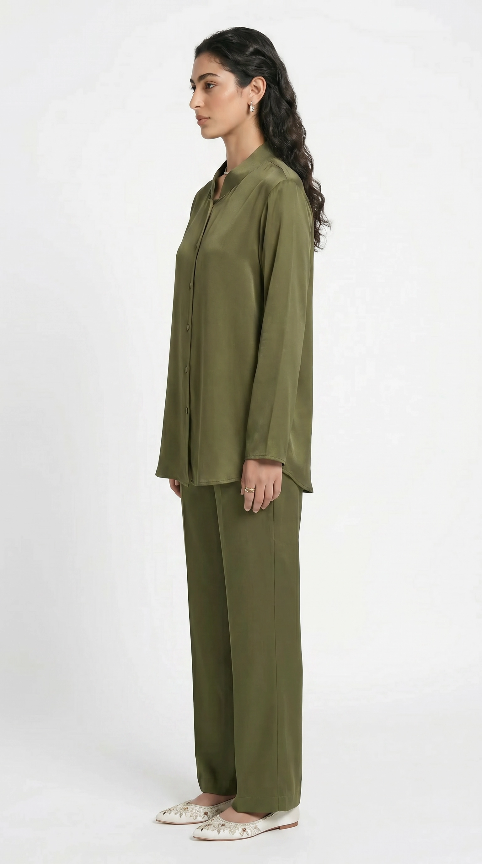Olive Green Co-Ord Set