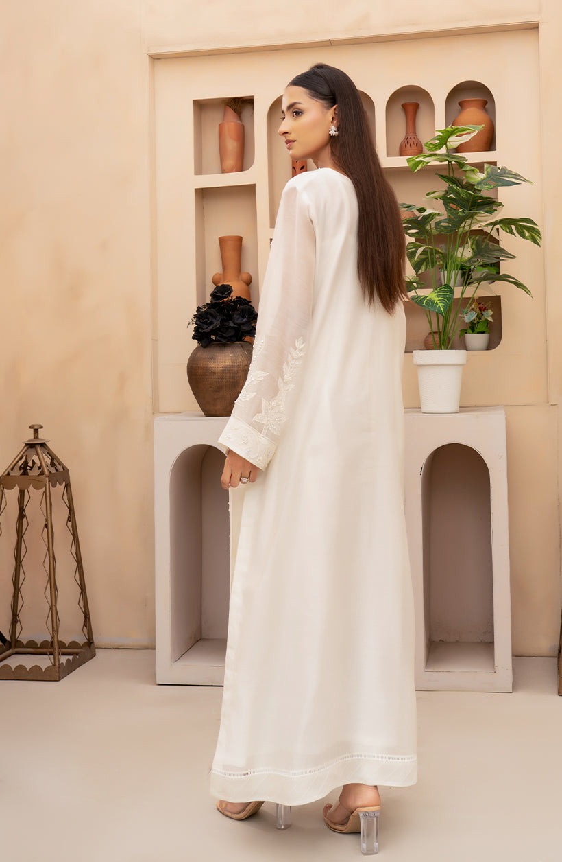 Ivory Embroidered Set