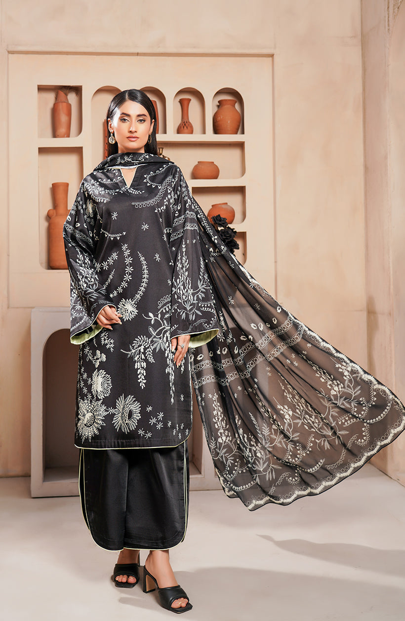 Zayra Embroidered 3-Piece Set