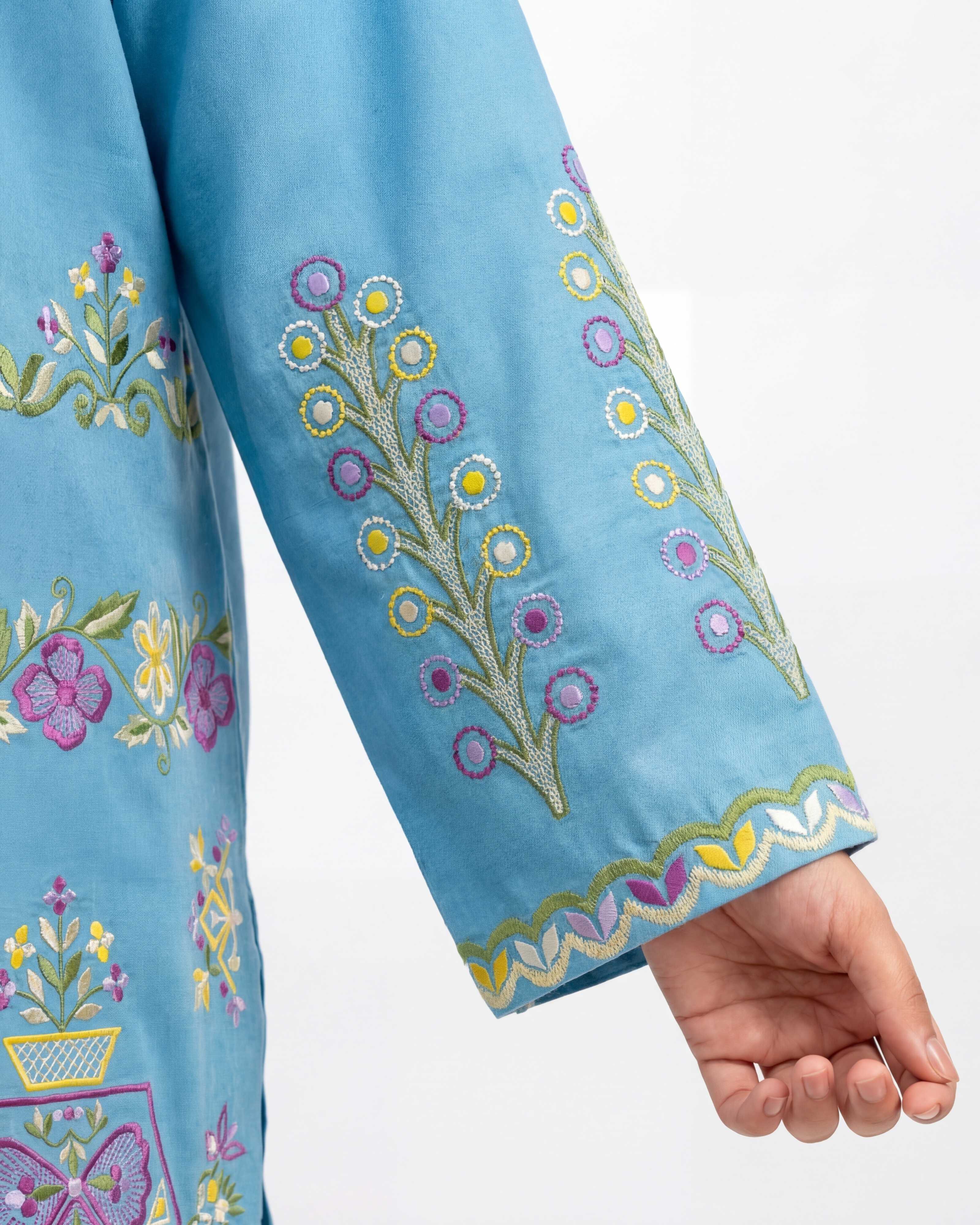 Neel Sitara Embroidered Set