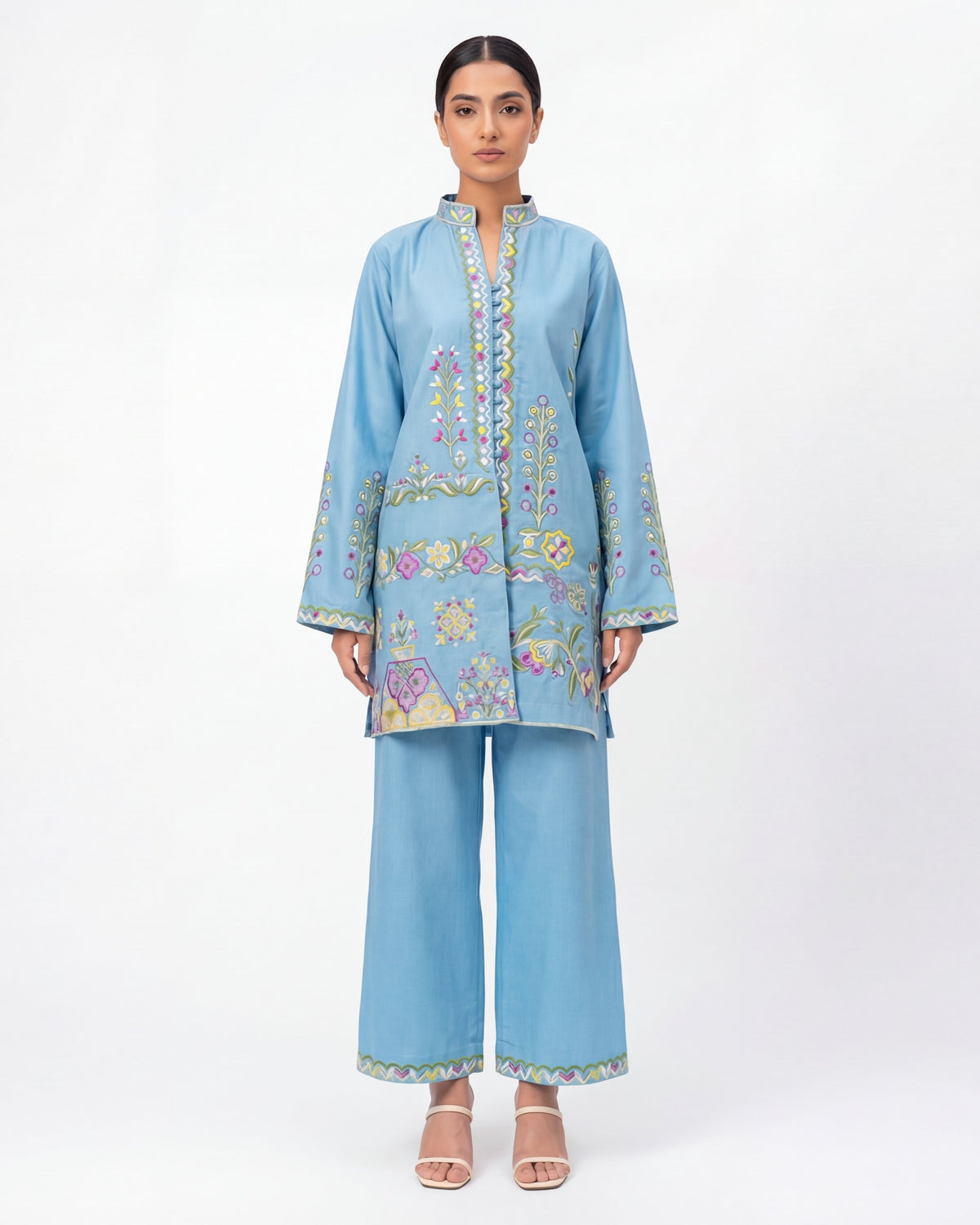 Neel Sitara Embroidered Set