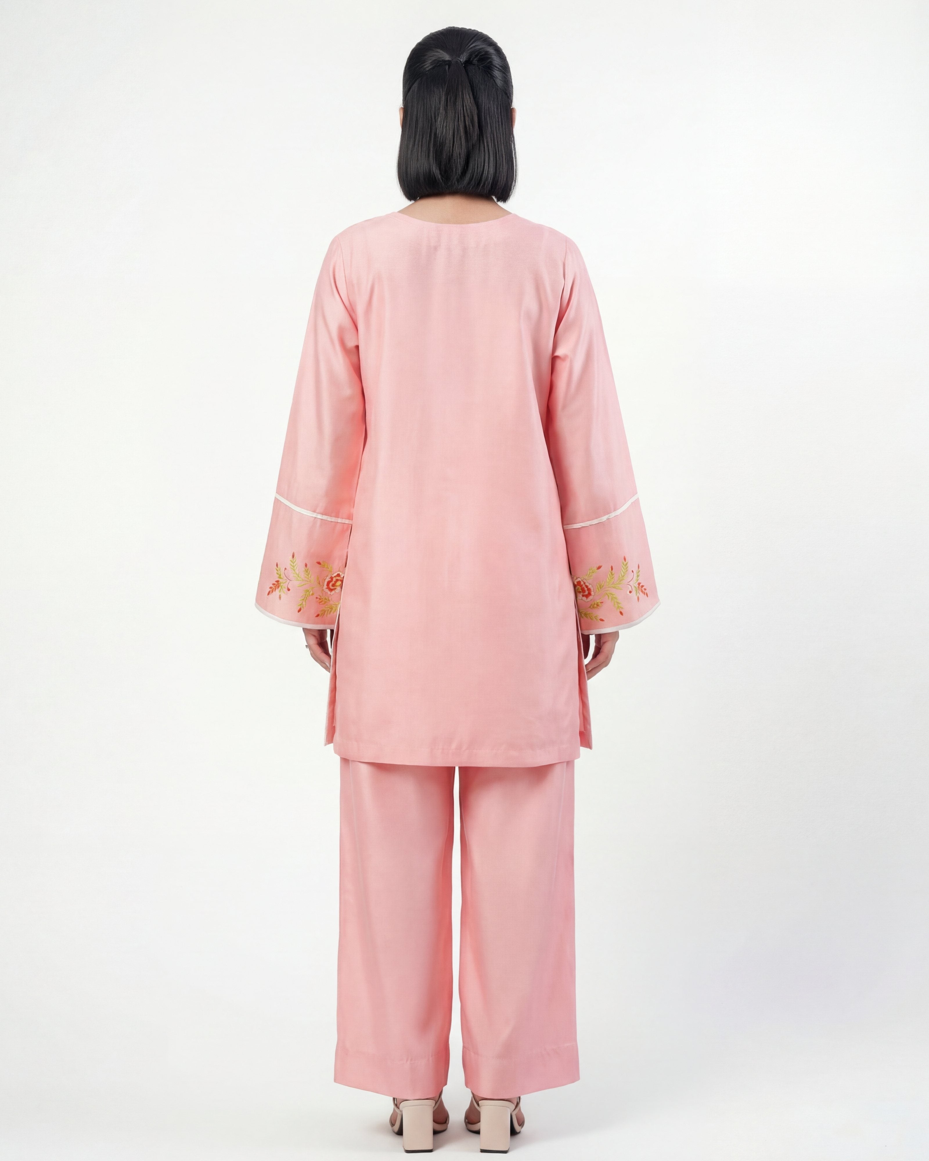 Gulzar Blush Embroidered Set