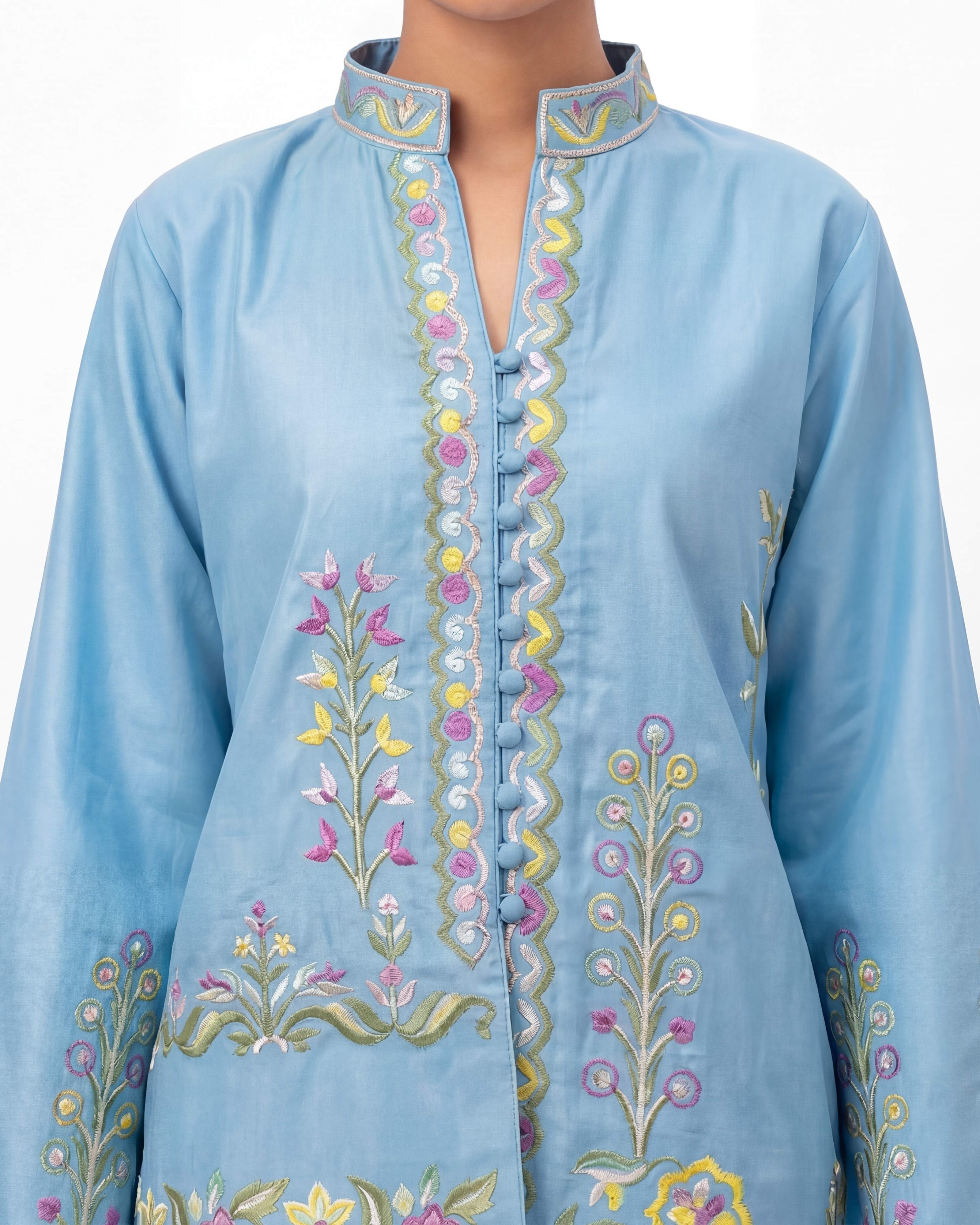 Neel Sitara Embroidered Set