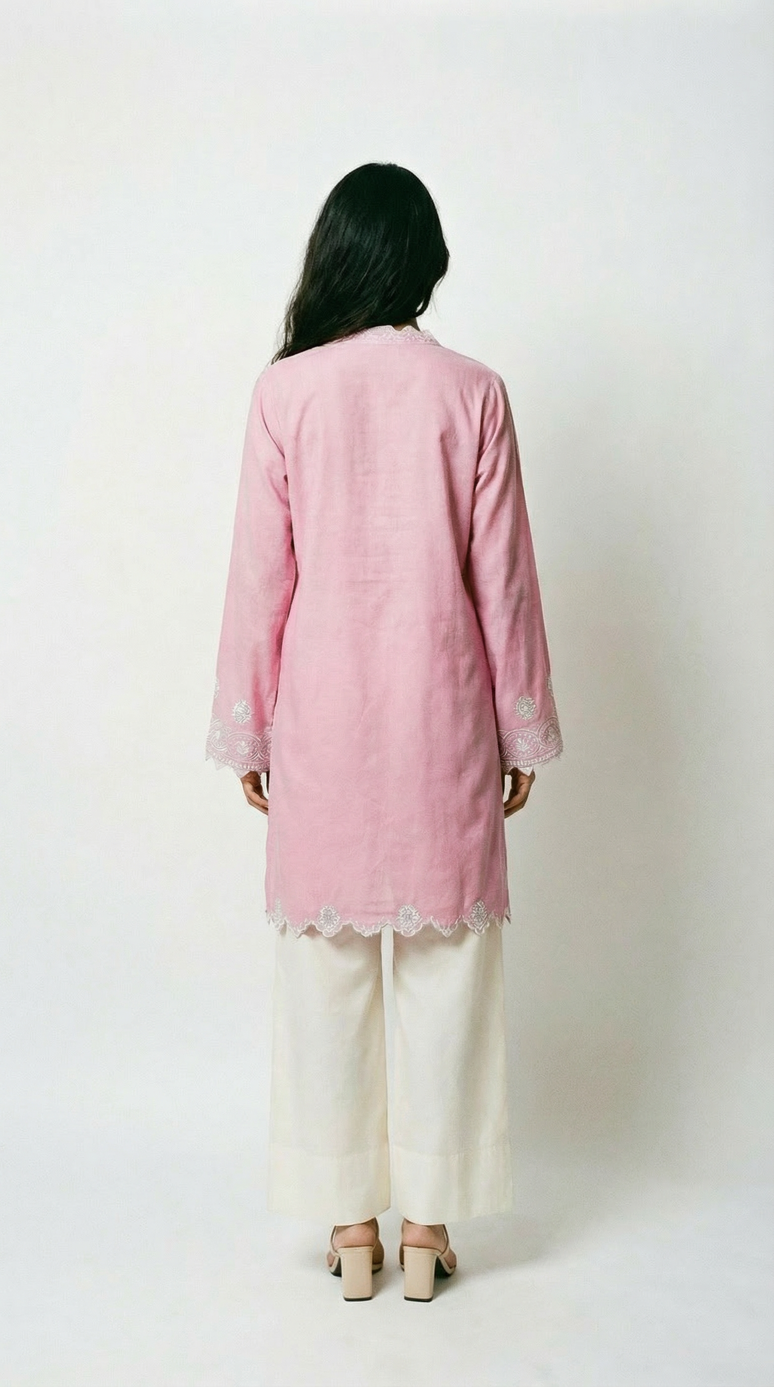 Nargis Blush Embroidered Set