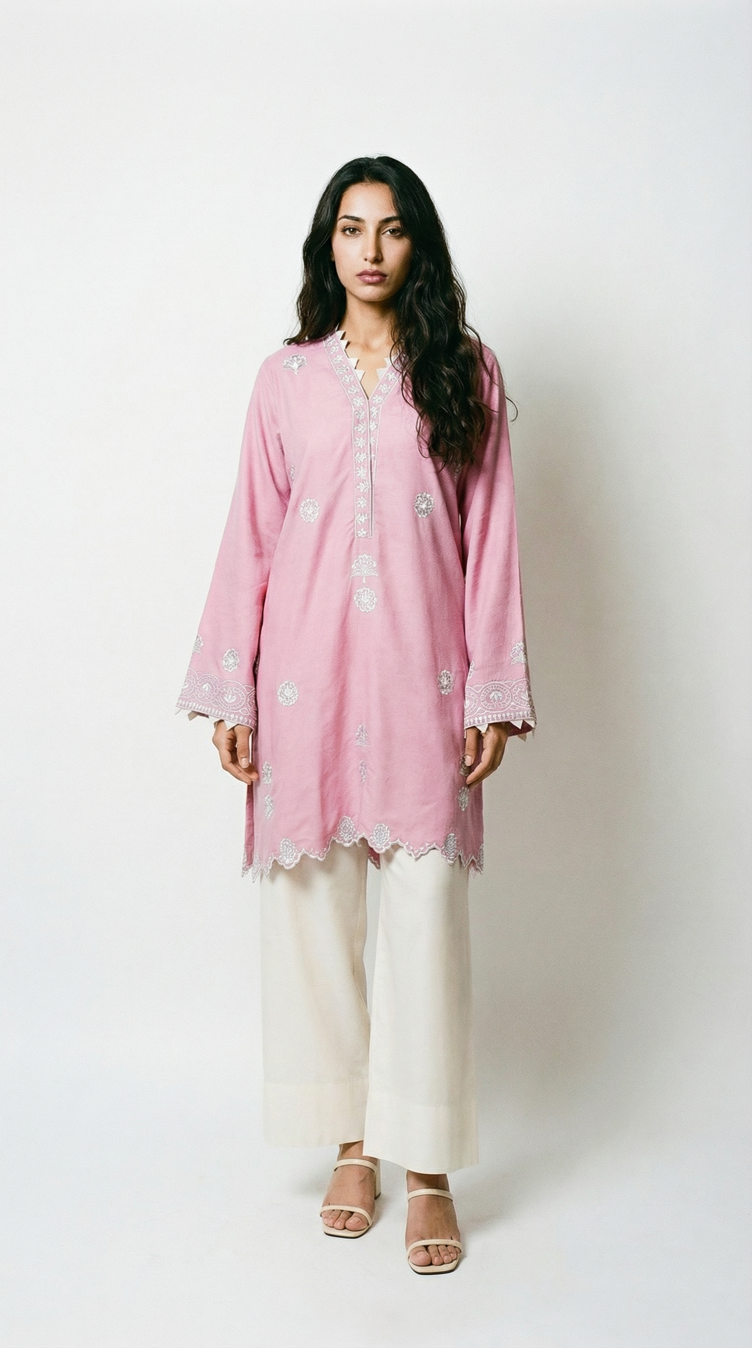 Nargis Blush Embroidered Set