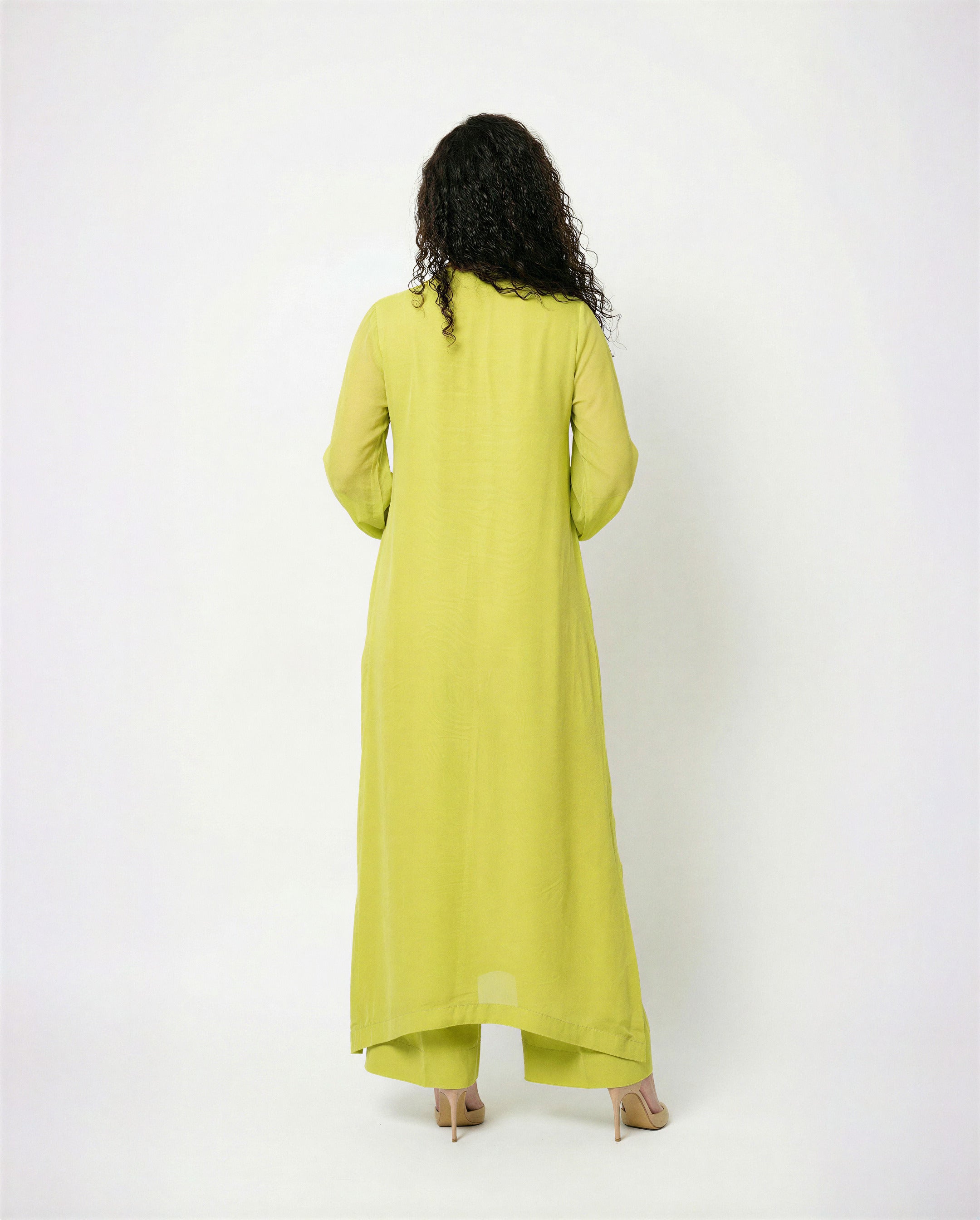 Lime Chiffon Set