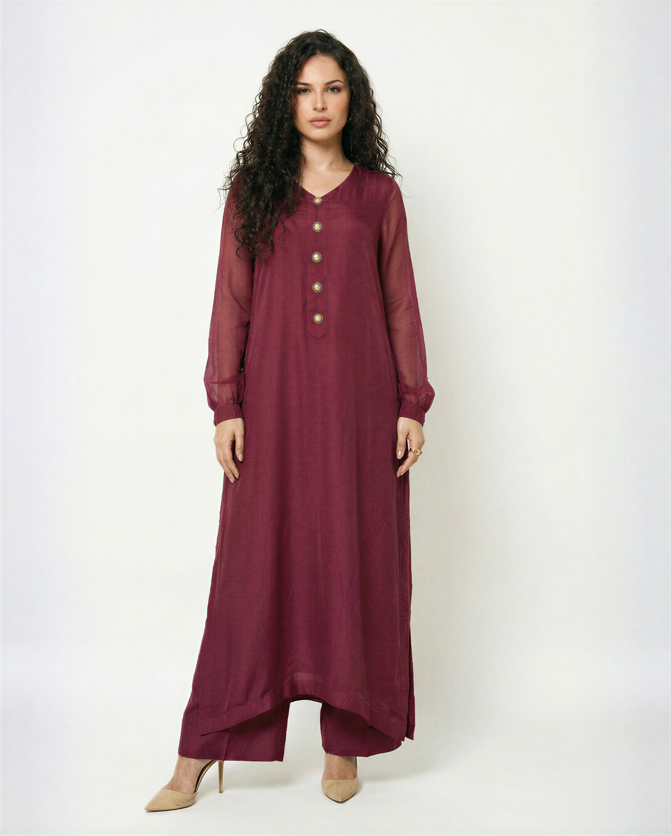 Rose Chiffon Set