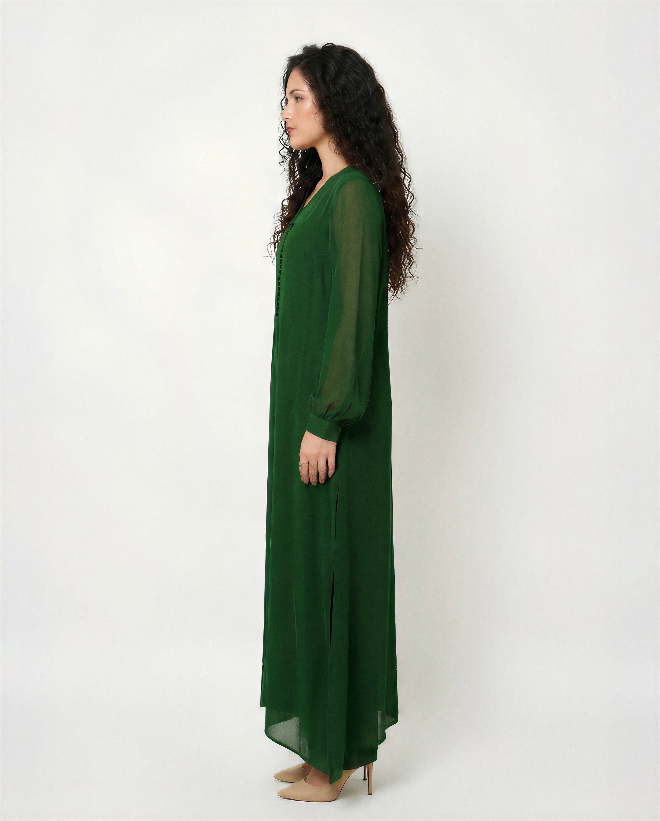 Emerald Chiffon Set