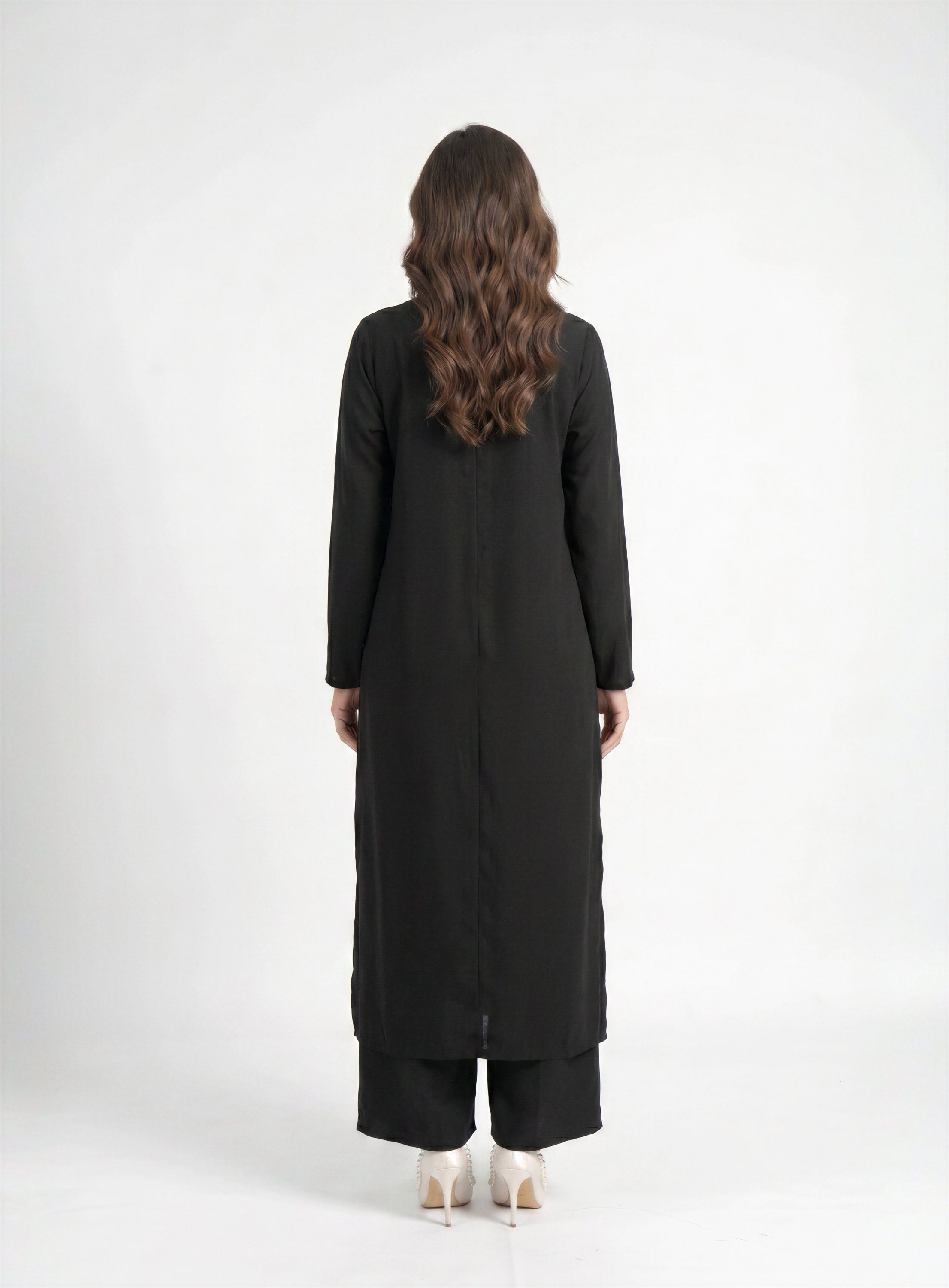 Black Chiffon Set