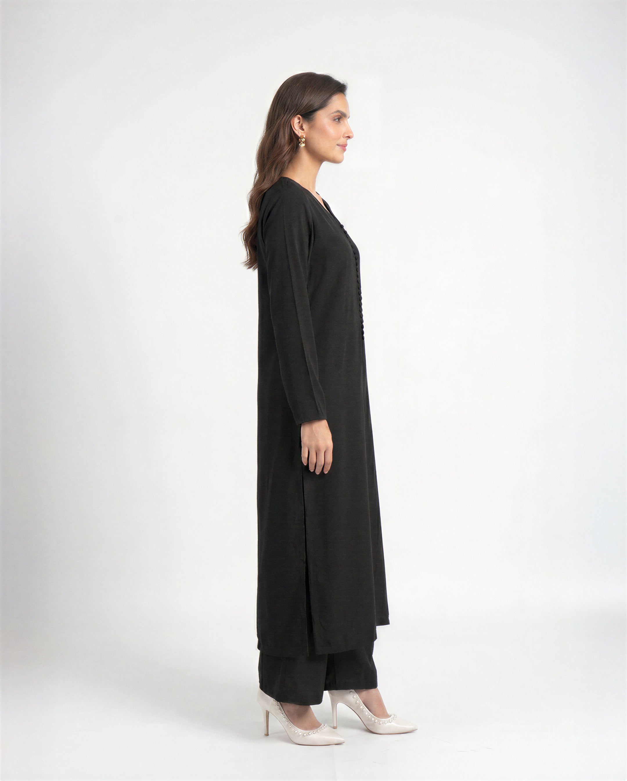 Black Chiffon Set