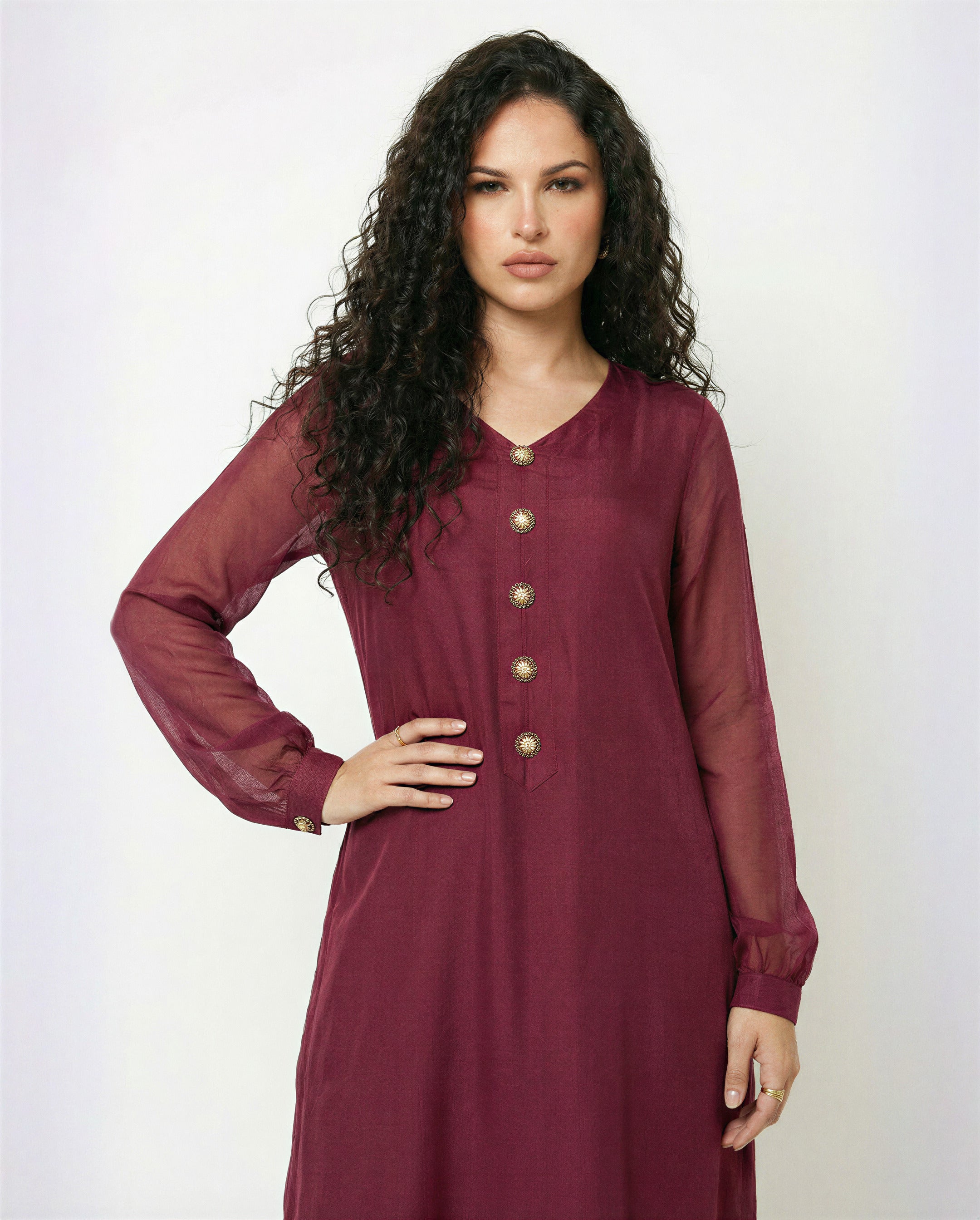 Rose Chiffon Set